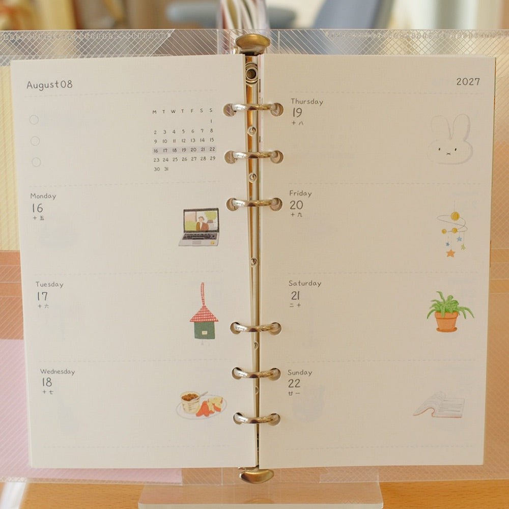 "Little Hours" 2027 Dated Weekly Planner Refills