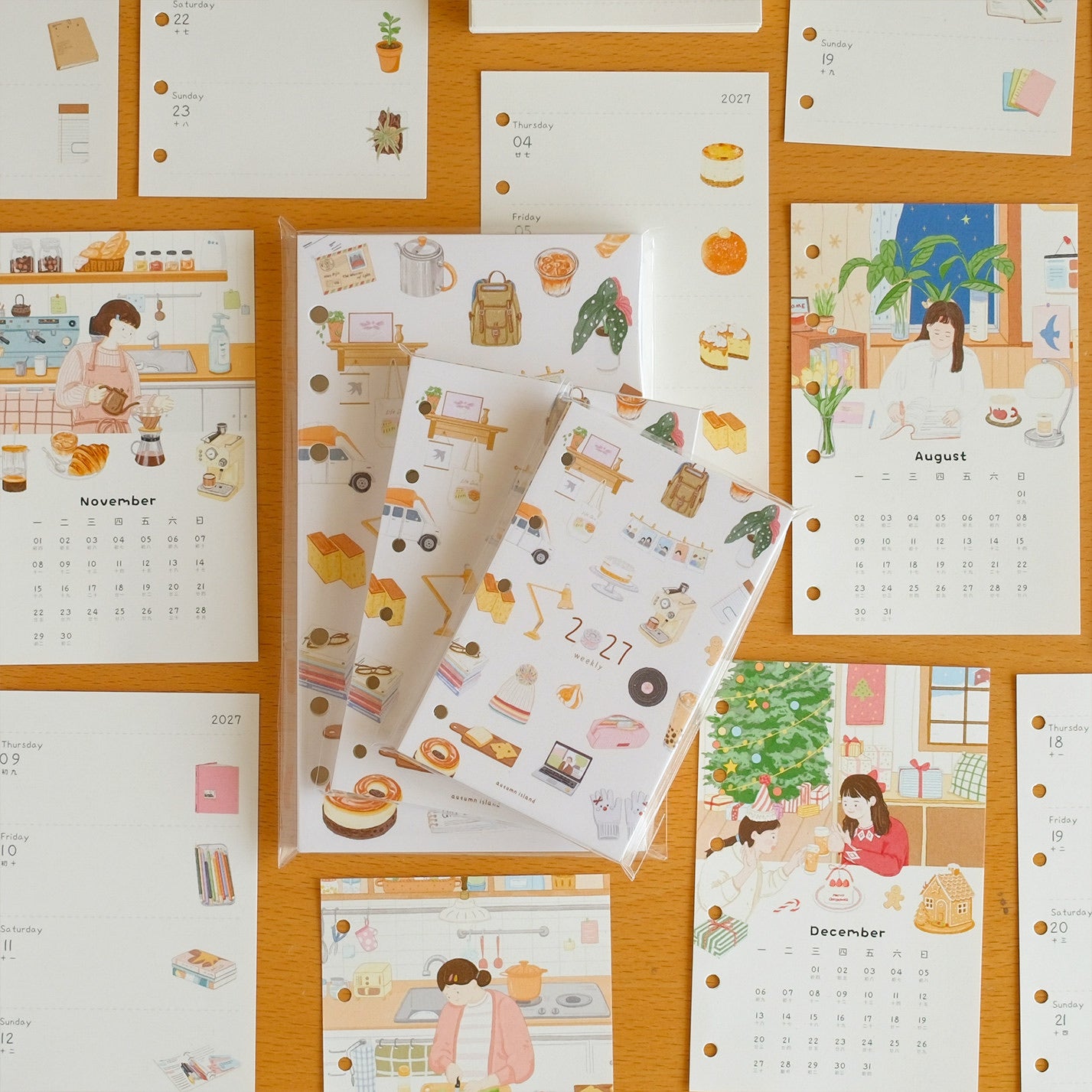 "Little Hours" 2027 Dated Weekly Planner Refills