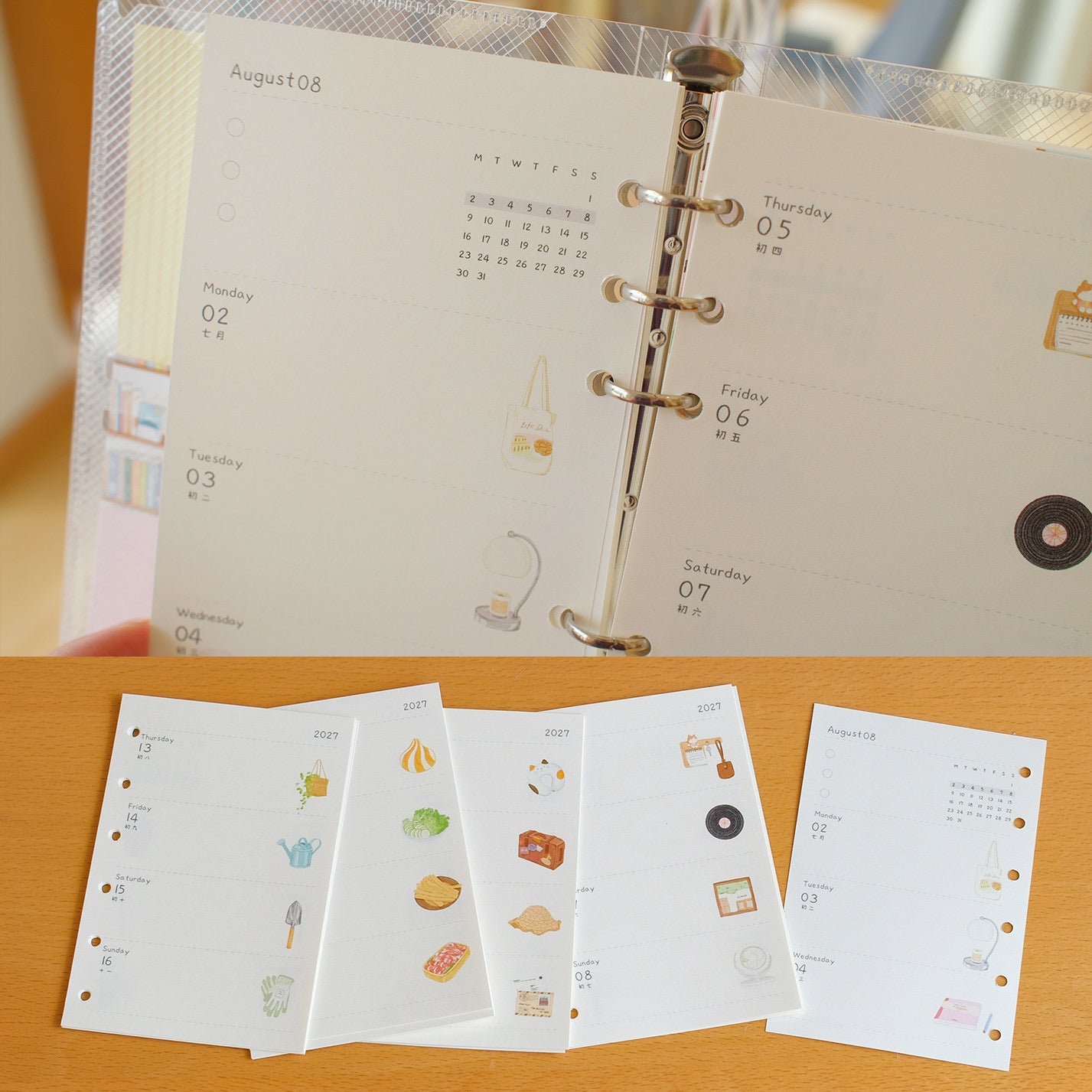 "Little Hours" 2027 Dated Weekly Planner Refills
