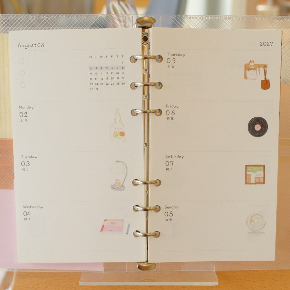 "Little Hours" 2027 Dated Weekly Planner Refills