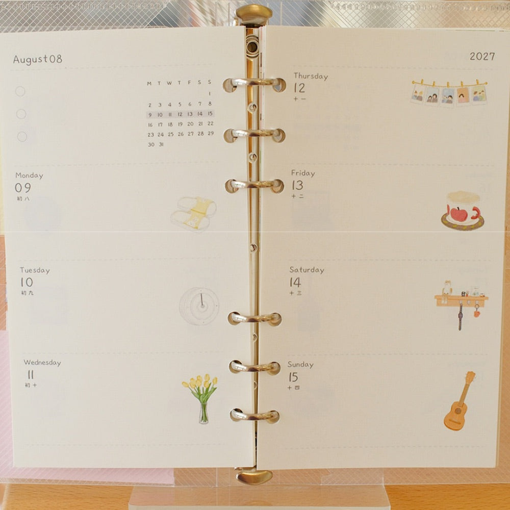 "Little Hours" 2027 Dated Weekly Planner Refills