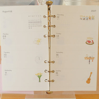 "Little Hours" 2027 Dated Weekly Planner Refills