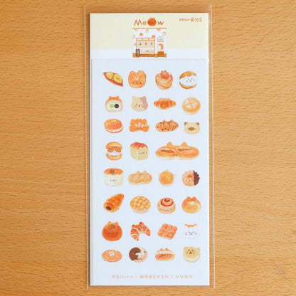 The Meow Market Whimsical Street Washi Die-cute Sticker