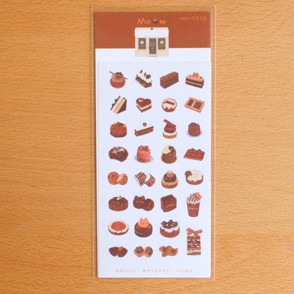 The Meow Market Whimsical Street Washi Die-cute Sticker