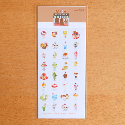 The Meow Market Whimsical Street Washi Die-cute Sticker