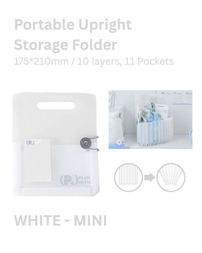 Portable Standing Accordion Folder