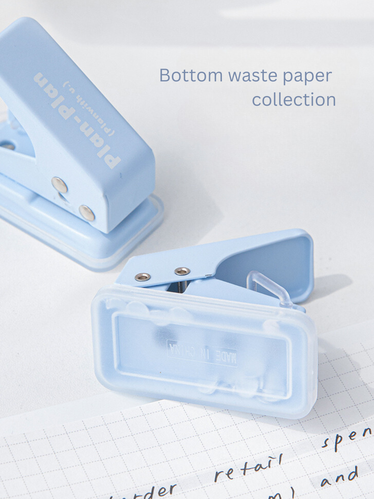 Plan Plan Portable Paper Single Hole Punch