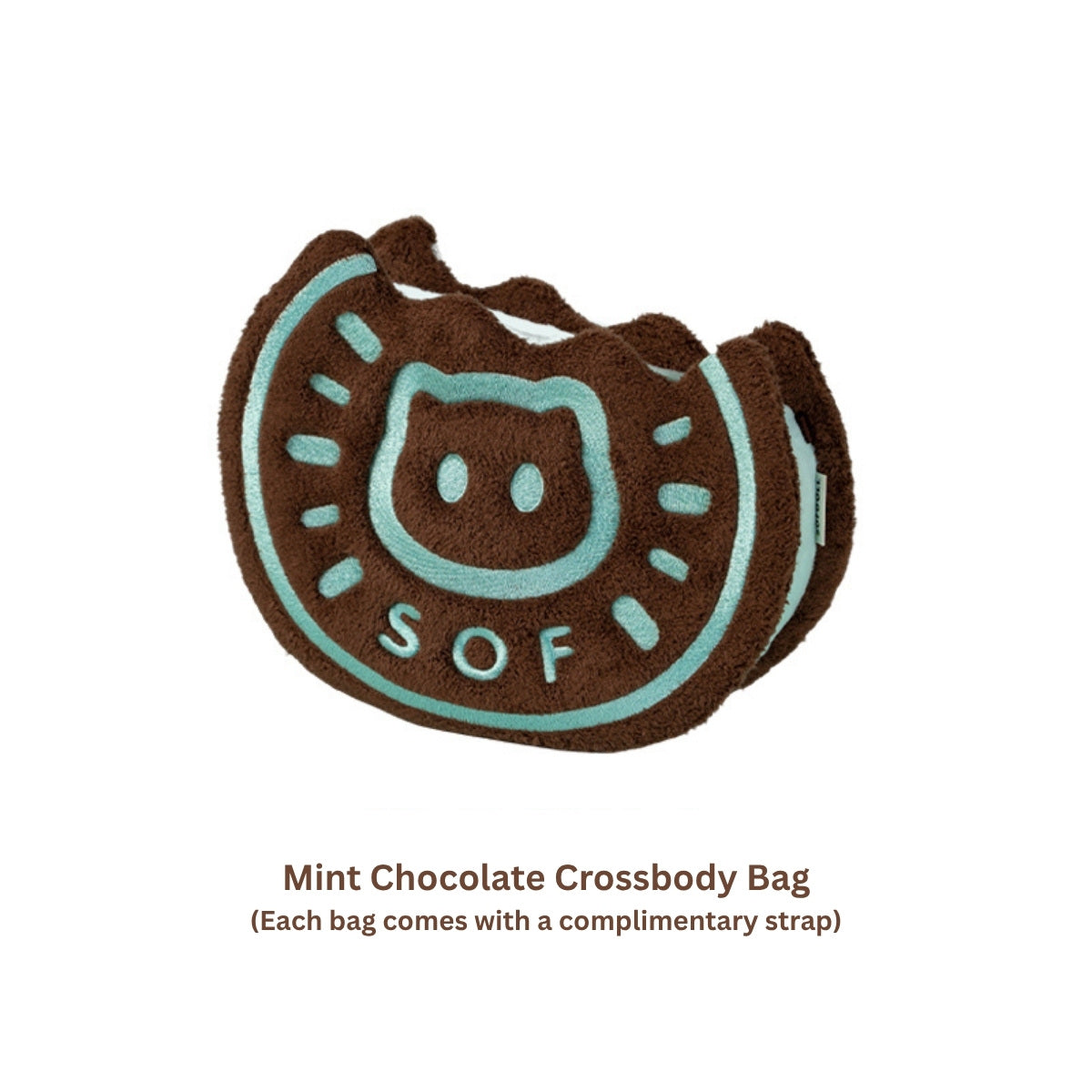 Original Cookie Cat Plush Coin Purse & Crossbody Bag