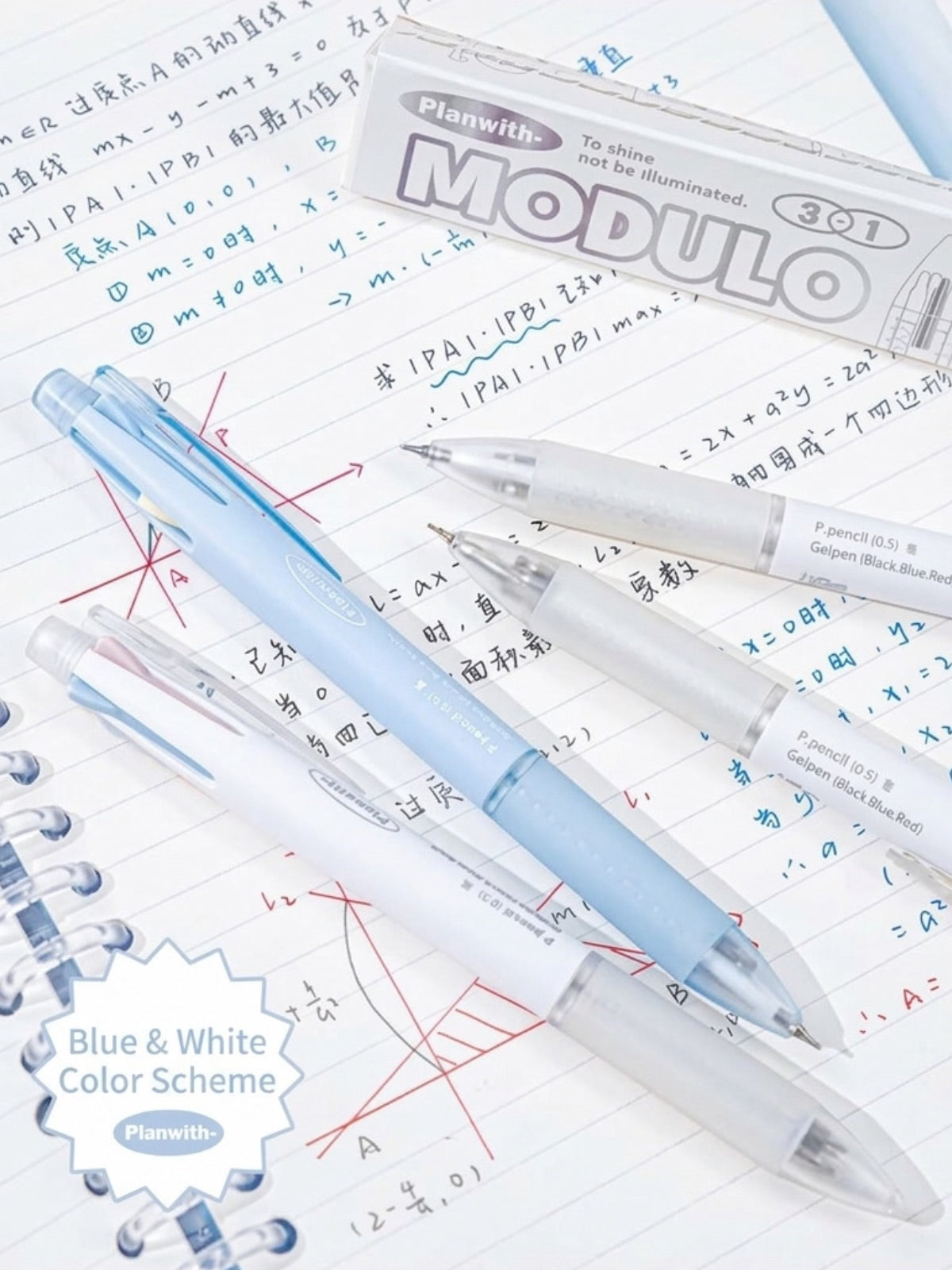 Modulo Series 3+1 Gel Pen with Mechanical Pencil