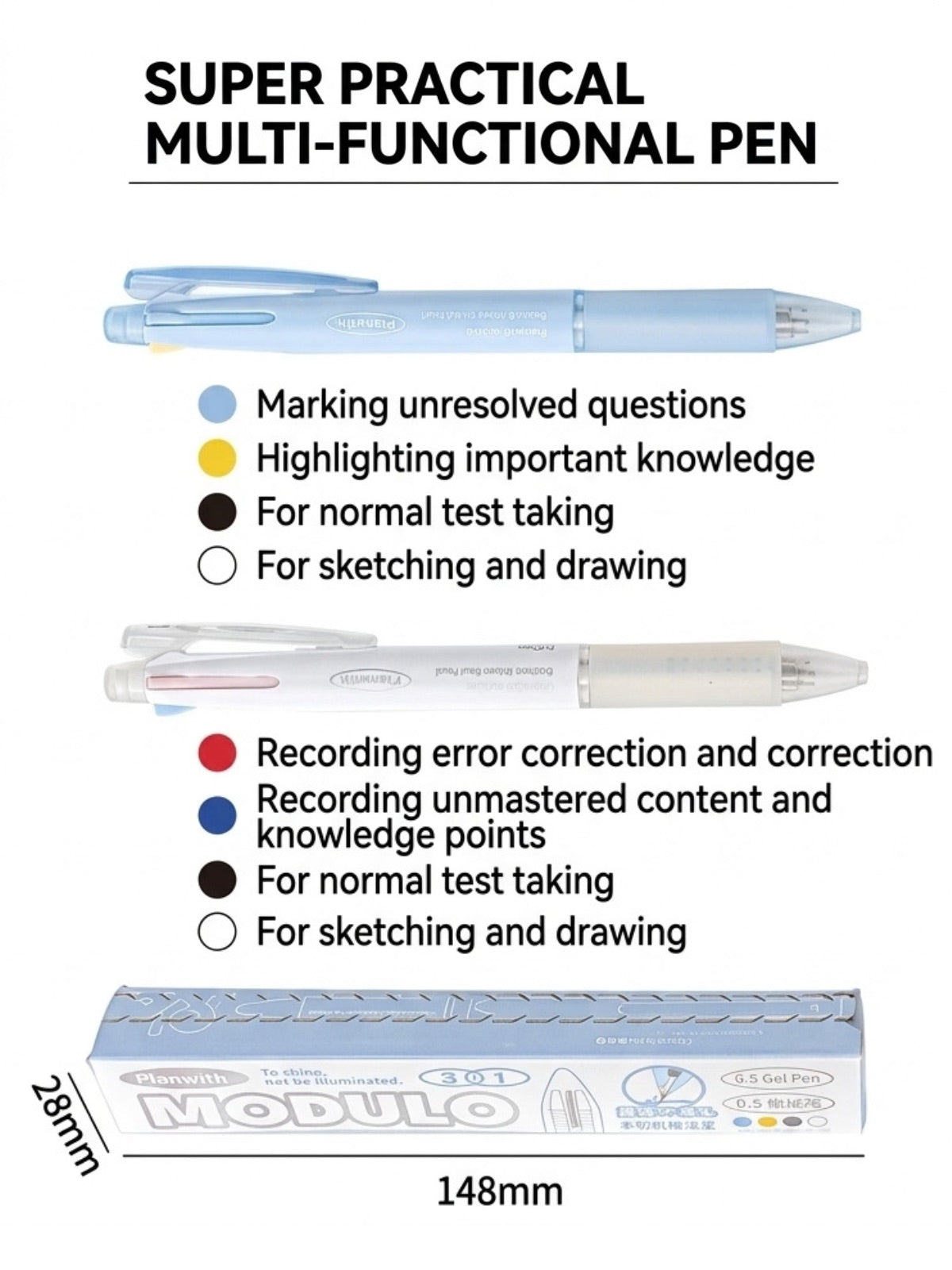 Modulo Series 3+1 Gel Pen with Mechanical Pencil