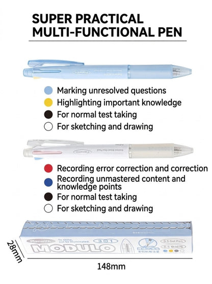 Modulo Series 3+1 Gel Pen with Mechanical Pencil
