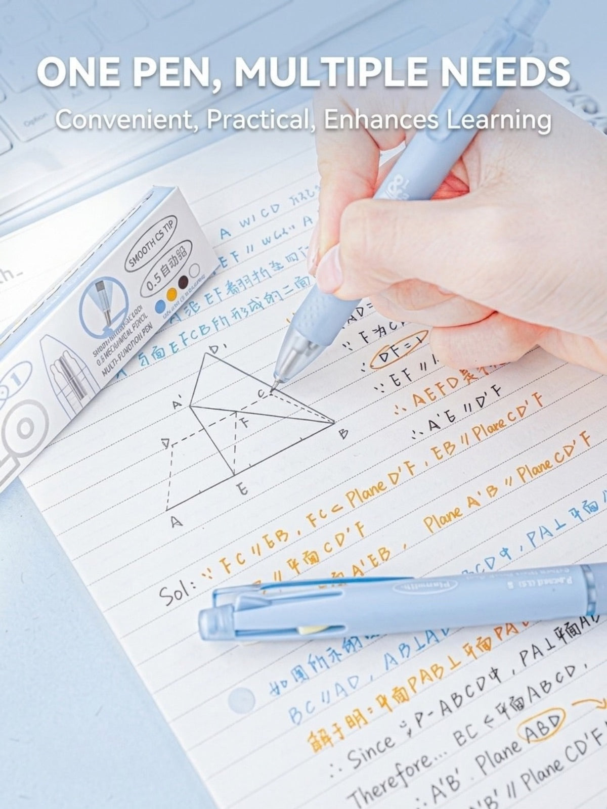 Modulo Series 3+1 Gel Pen with Mechanical Pencil