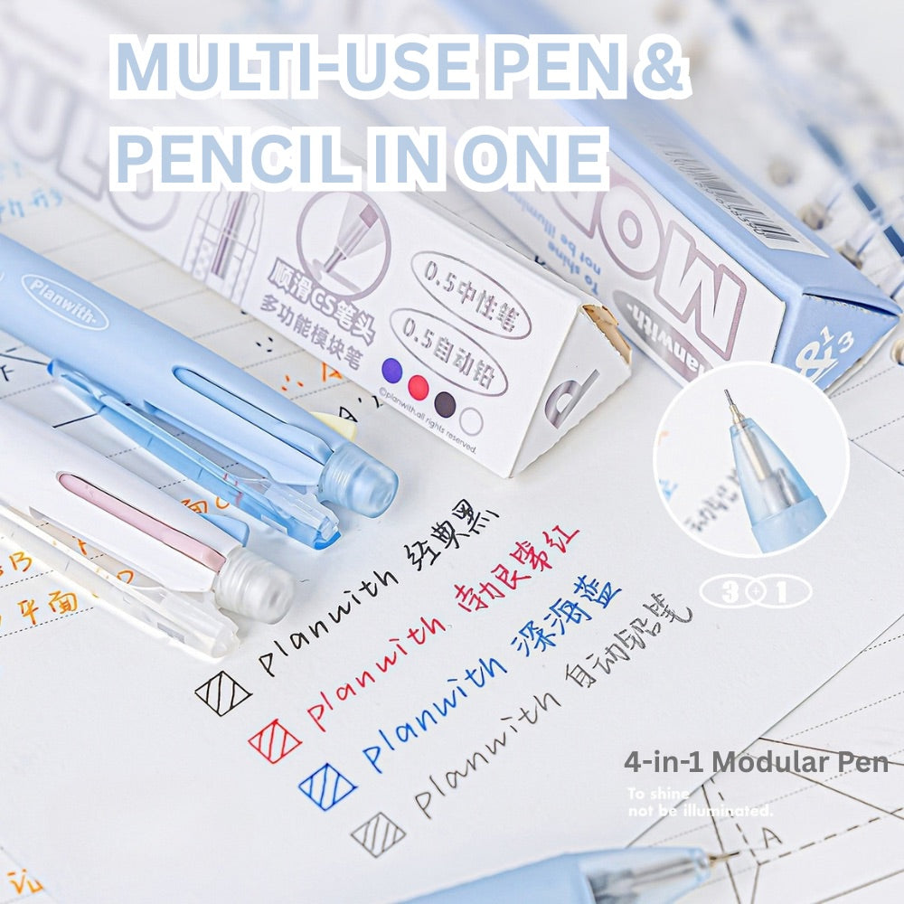 Modulo Series 3+1 Gel Pen with Mechanical Pencil