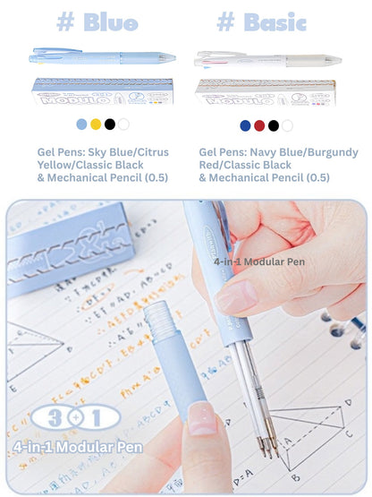 Modulo Series 3+1 Gel Pen with Mechanical Pencil
