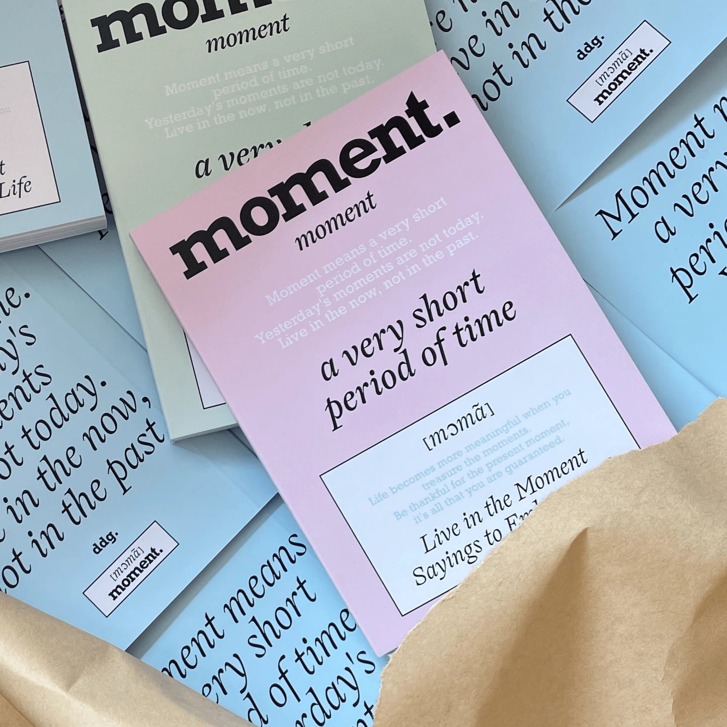 The Moment - A6 Color-Page  Bullet Journal Notebook