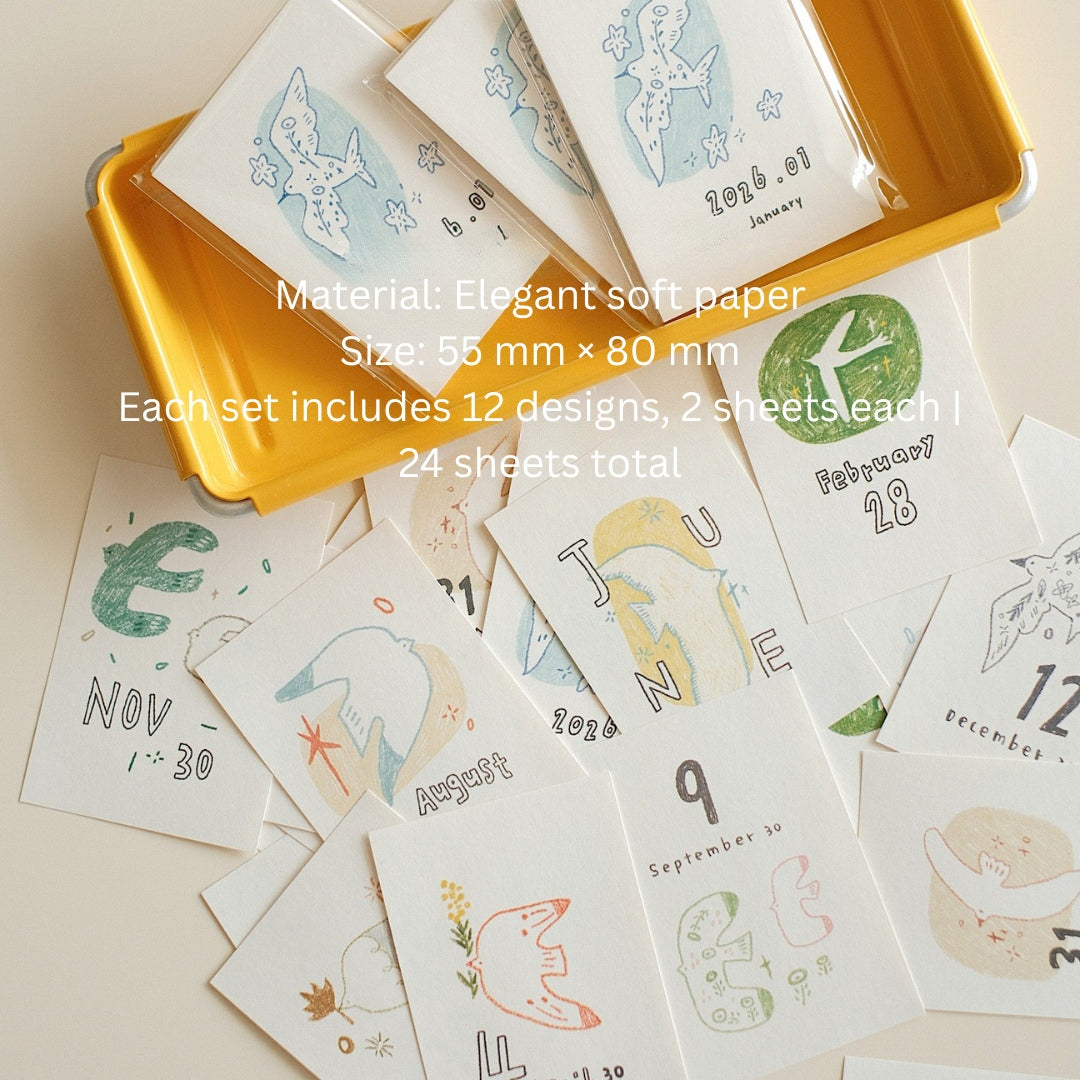 Flying Birds Memo Pad Sets