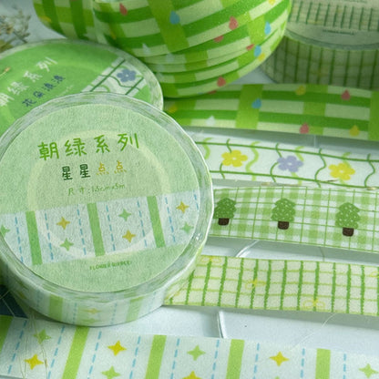 Morning Green Series Washi Tape
