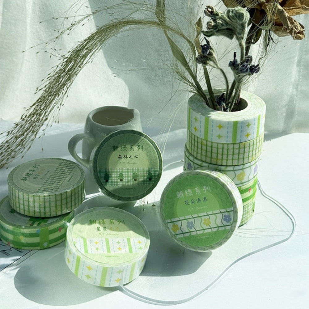 Morning Green Series Washi Tape