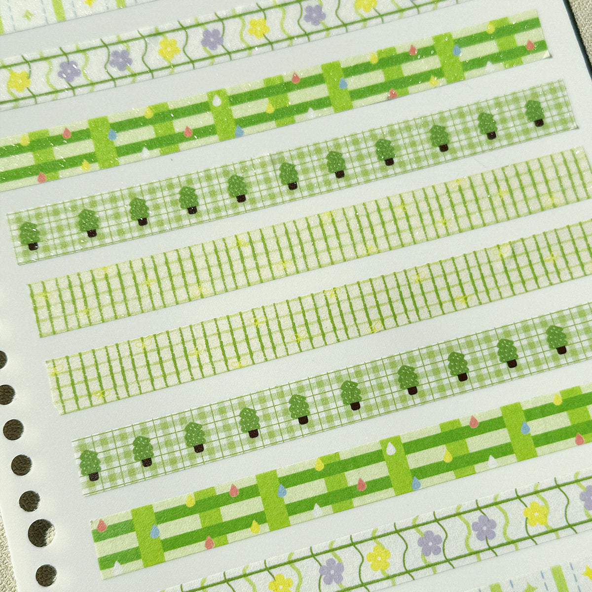 Morning Green Series Washi Tape