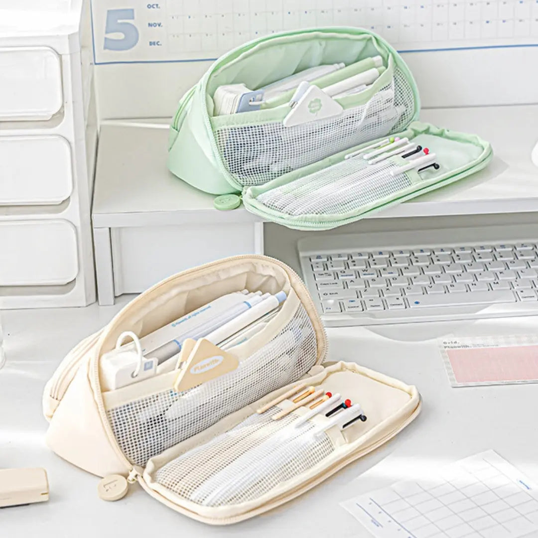 Steady Triangle Pencil Case - ChicChoi