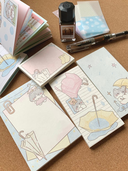 Original Rainy Season Memo Pad Set