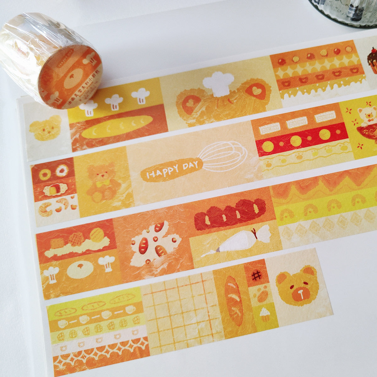 Oil Painting Aesthetic Patchwork Washi Tape