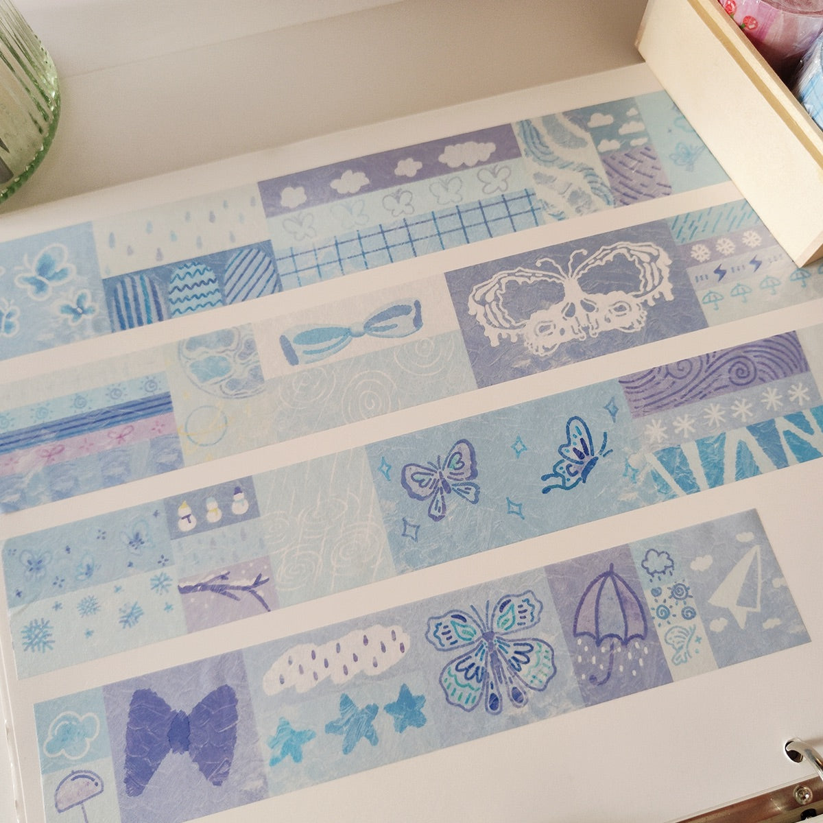 Oil Painting Aesthetic Patchwork Washi Tape