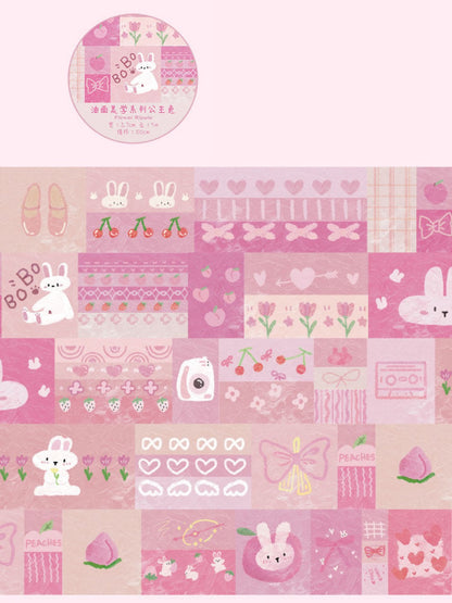Oil Painting Aesthetic Patchwork Washi Tape
