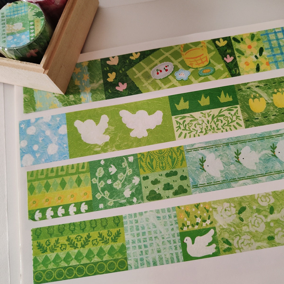 Oil Painting Aesthetic Patchwork Washi Tape