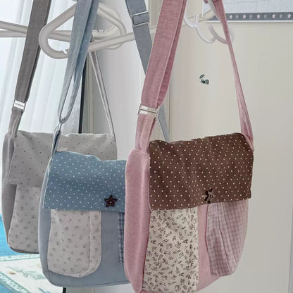 Original Cottage Patchwork Daily Messenger Bag