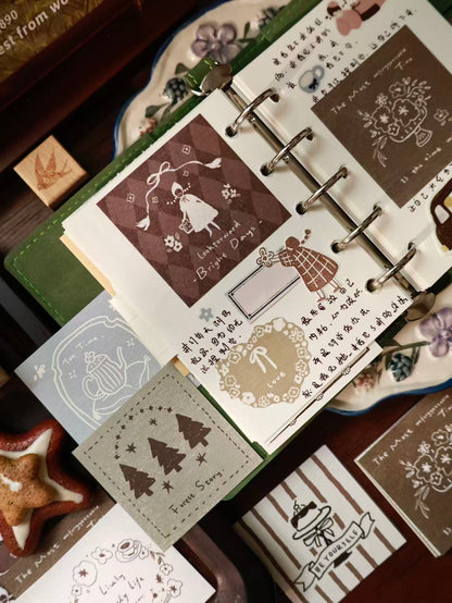 Retro Fairytale Salt-Style Note Paper Pack