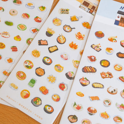 The Meow Market Whimsical Street Washi Die-cute Sticker