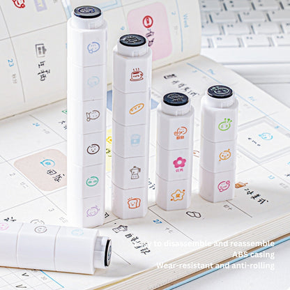 Multi-Pattern 6-in-1 Pen Stamp Set