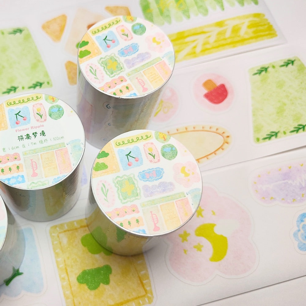 Piecing Together Dreams Writable Die-cut Washi Tape