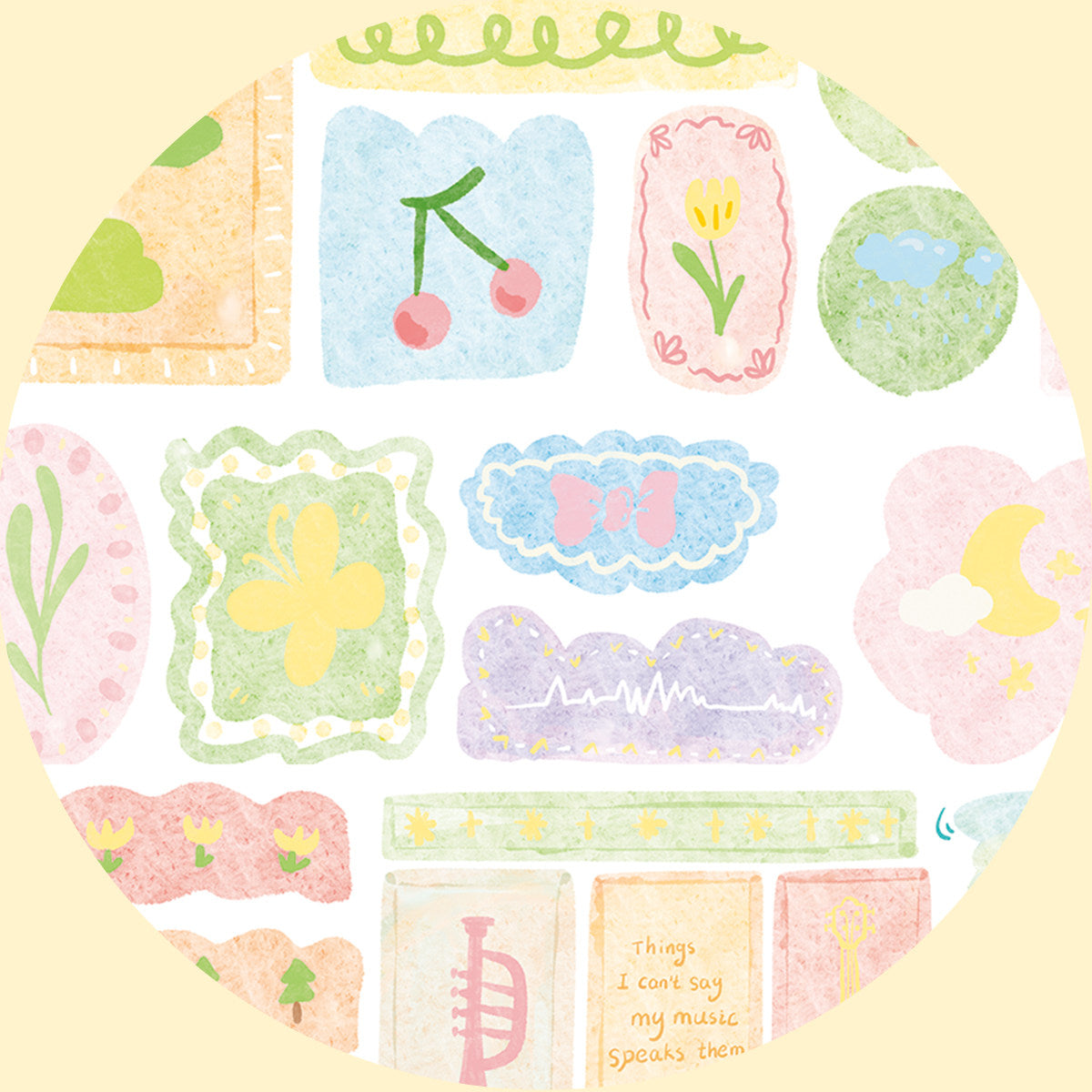 Piecing Together Dreams Writable Die-cut Washi Tape