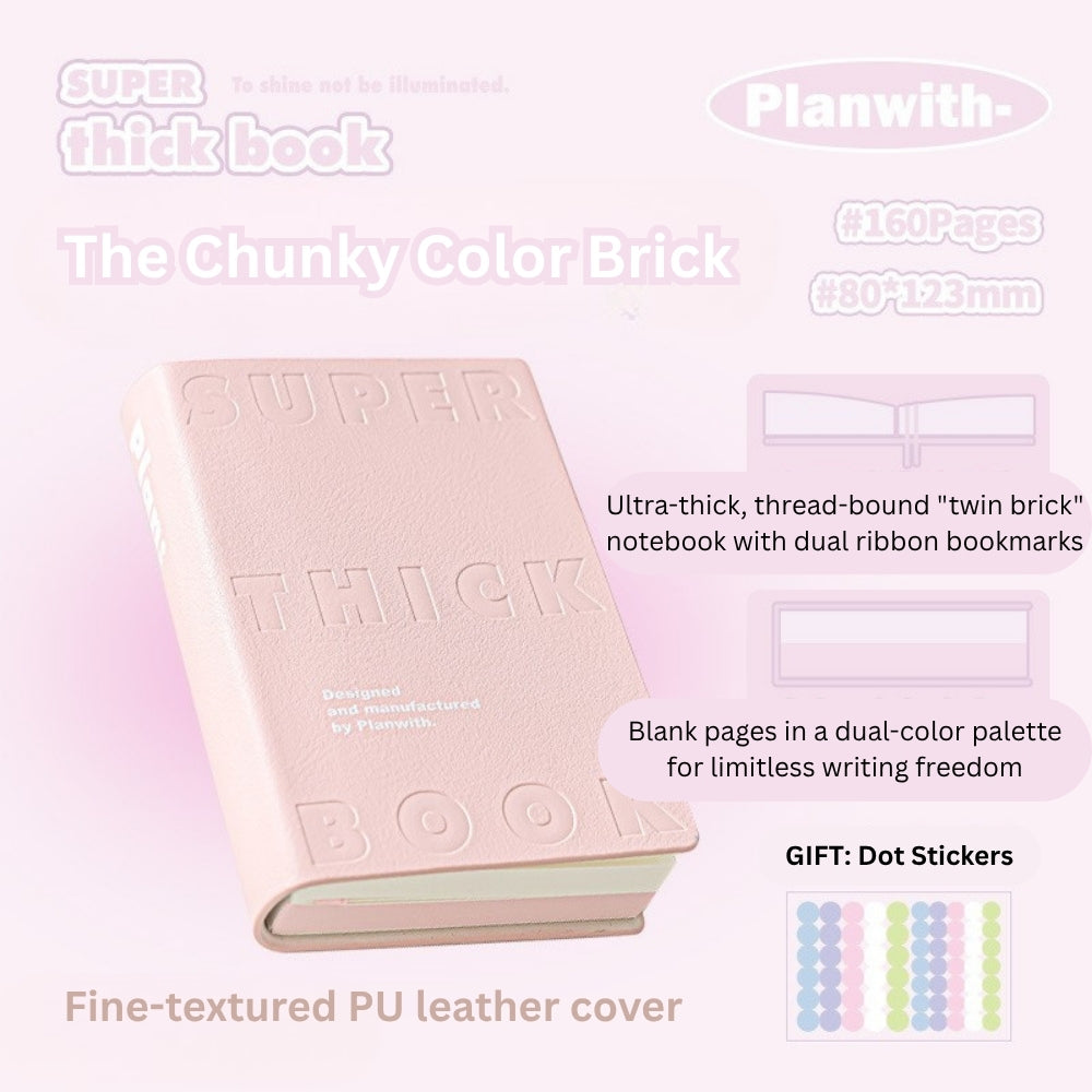 Chunky Color Brick Pocket Journal