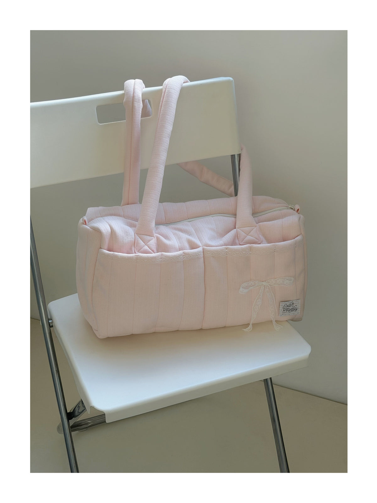 K-Style Puffer Tote Bag for Commute & Travel