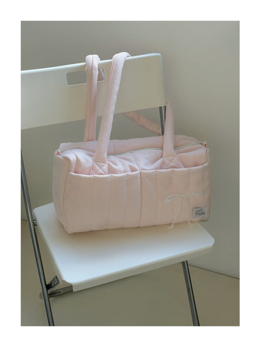K-Style Puffer Tote Bag for Commute & Travel