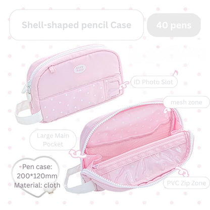 Shellie Magnetic Fold-Down Pencil Case