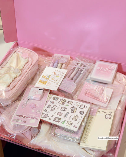 Pink Study Motivation Stationery Gift Set