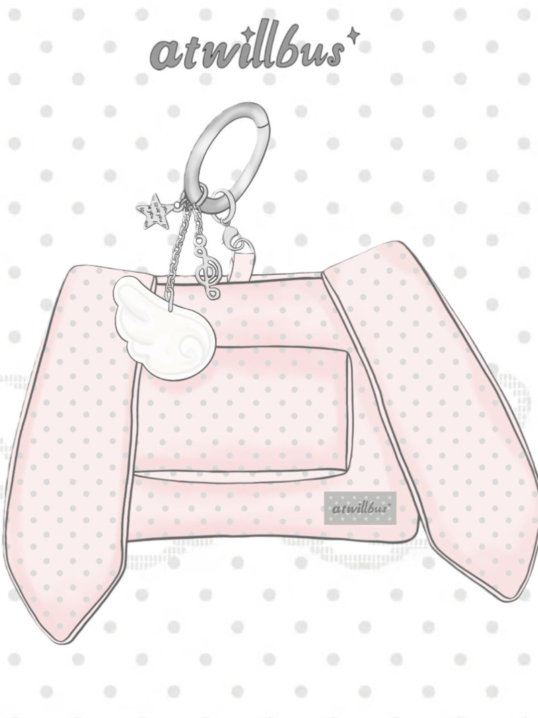 Original Seraph Bunny Ear Horizontal Card Holder