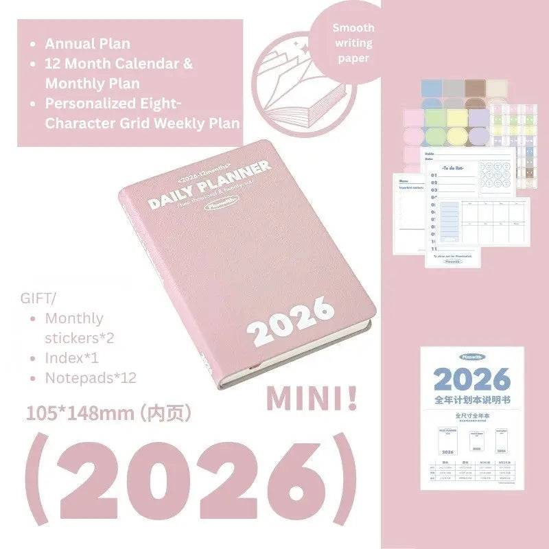 2026 Plan Smarter Daily Planner (A6 & Slim Edition) - SOLD OUT ChicChoi