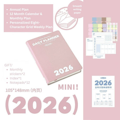 2026 Plan Smarter Daily Planner (A6 & Slim)