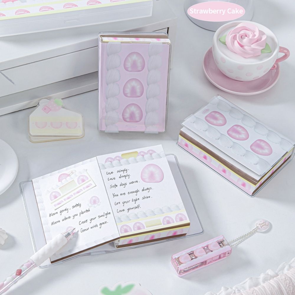 Strawberry Cake Edge-Gilded A7 Journal & Memo Pad