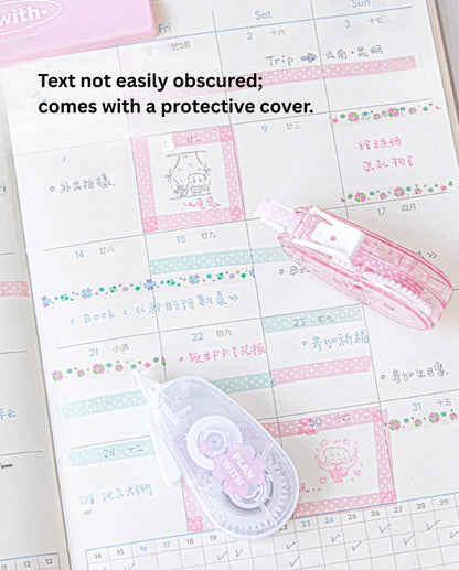 Lucky Clover PET Decorative Tape for Journaling & Note-Taking