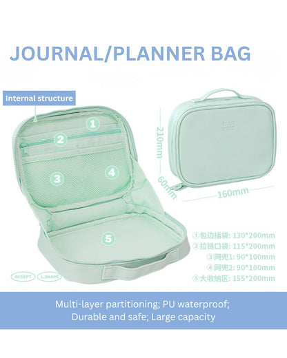 Journal Transit Aesthetic L-Shaped Stationery Pouch