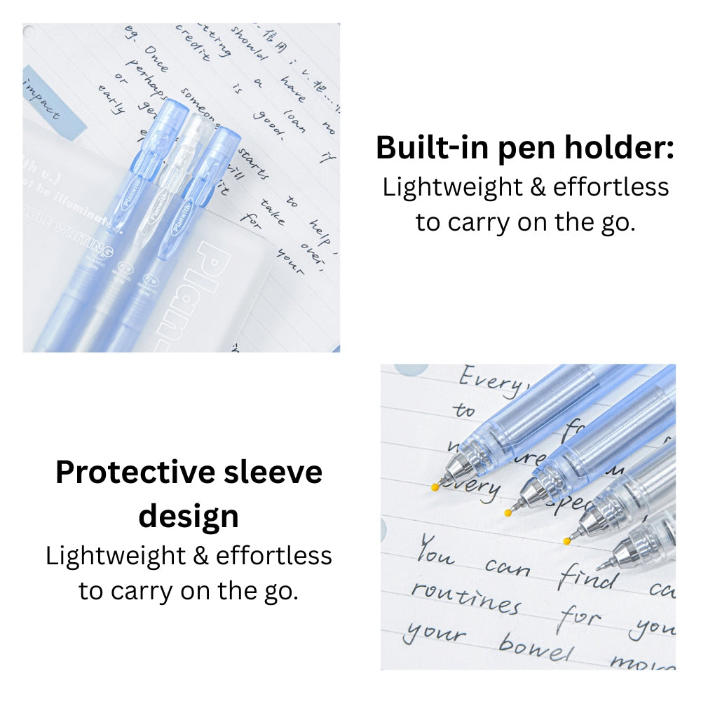 Low Gravity Efficiency Gel Pen Set, 0.5mm Black