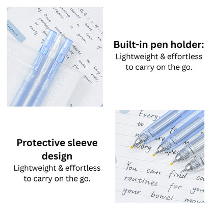 Low Gravity Efficiency Gel Pen Set, 0.5mm Black
