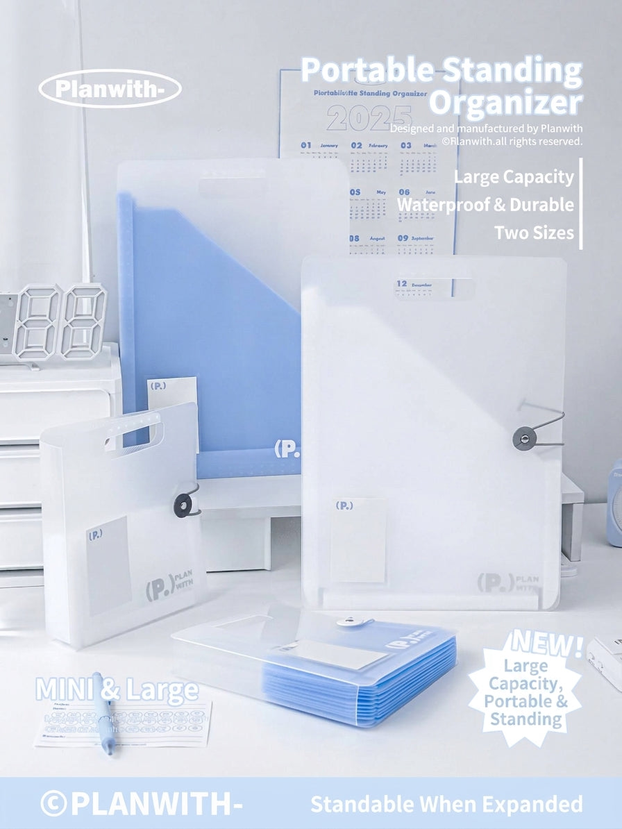 Portable Standing Accordion Folder