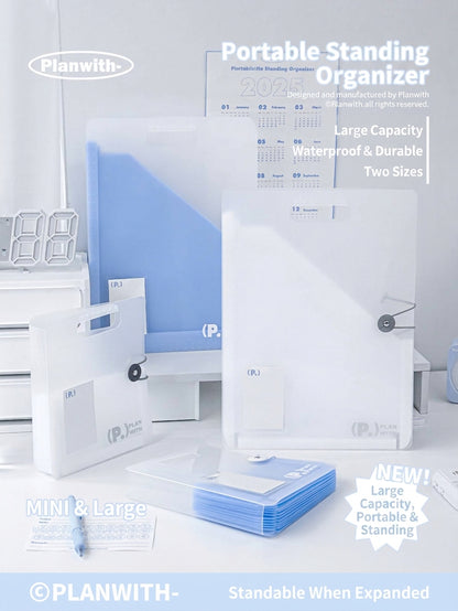 Portable Standing Accordion Folder